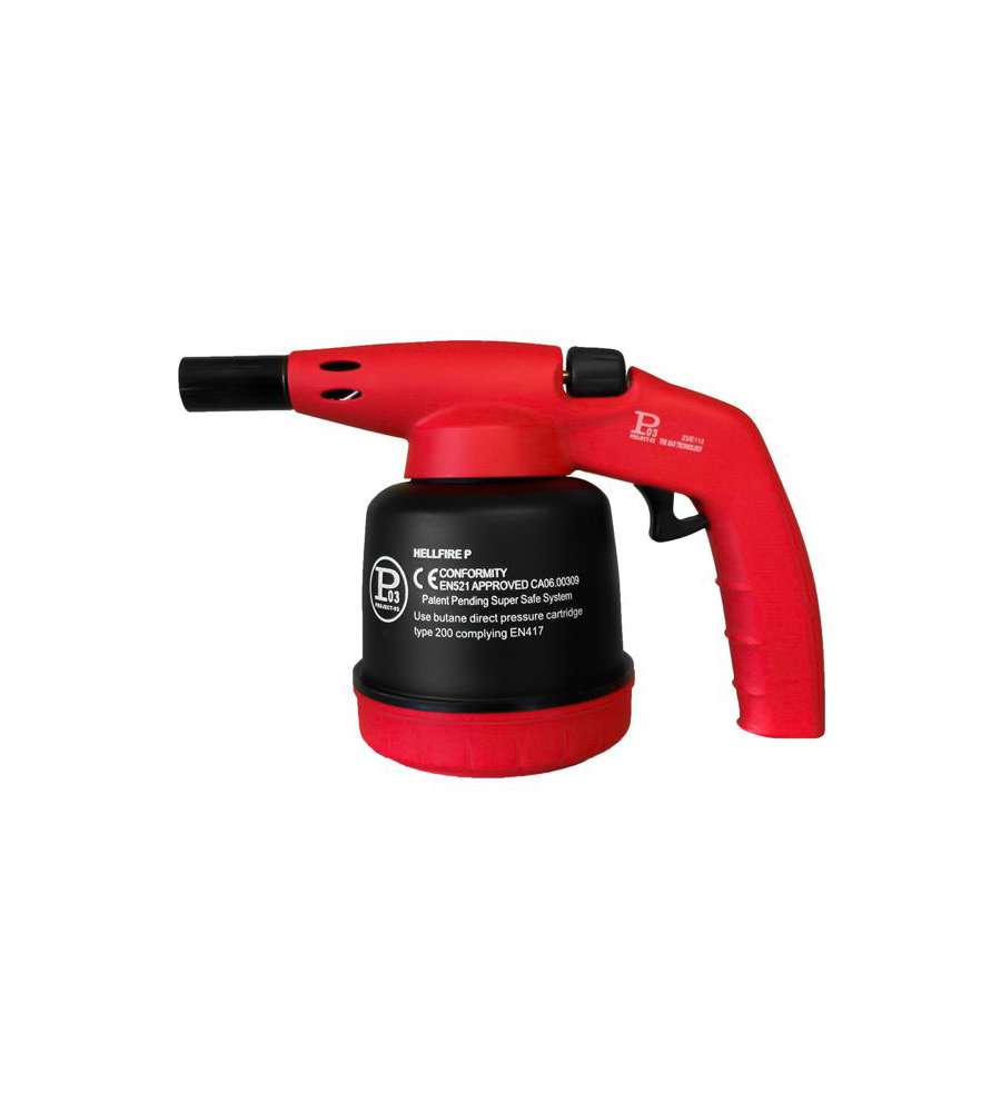 Saldatore Gas Cartuccia Acc.Piezo Hellfire P03