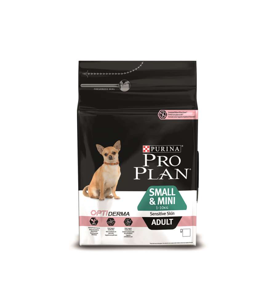 Purina Pro Plan Cane Small & Mini Adult Sensitive Skin Con Optiderma 3 kg
