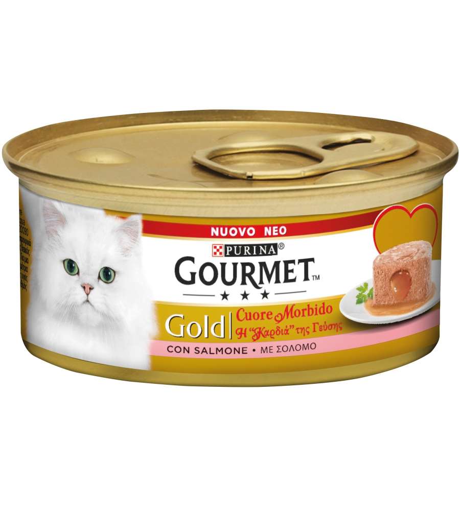 Gourmet Gold cuore morbido salmone 85 g