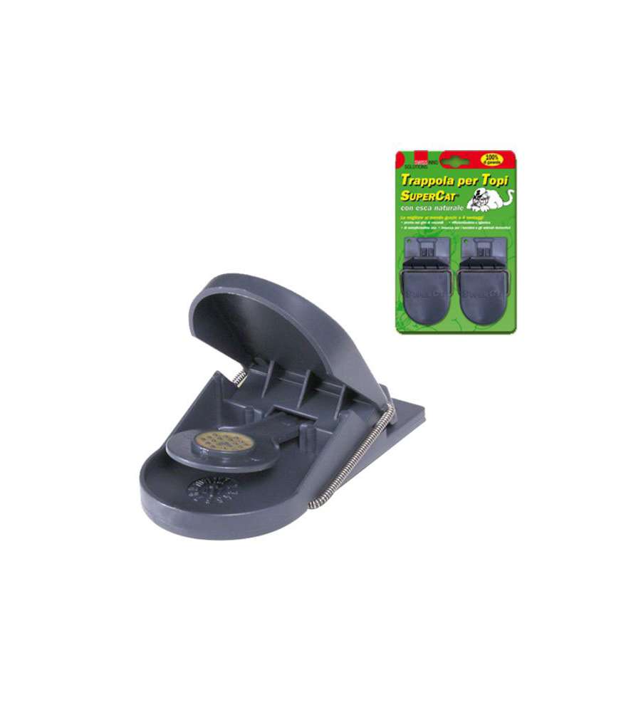 Trappola Topi Supercat Esca Piccola Pz.2 Swissinno