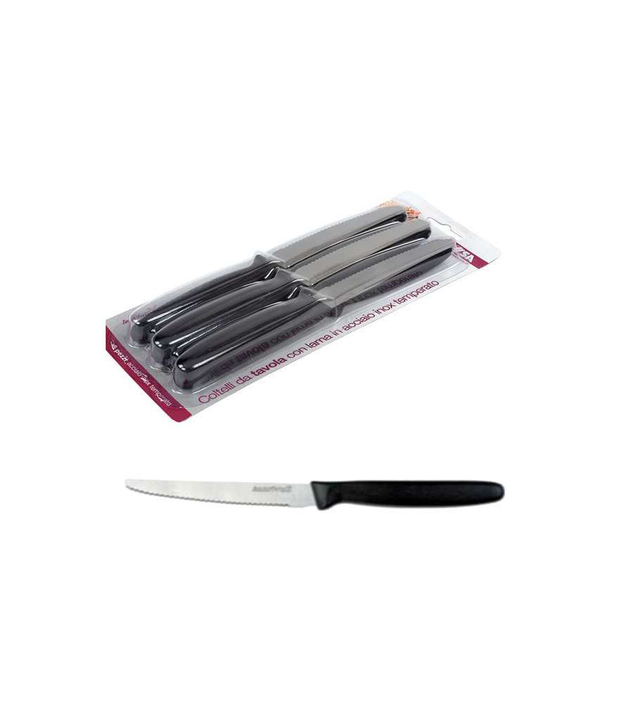 Coltello Tavola Lama Dentata     Cm 11,0 Pz.6 Ilsa