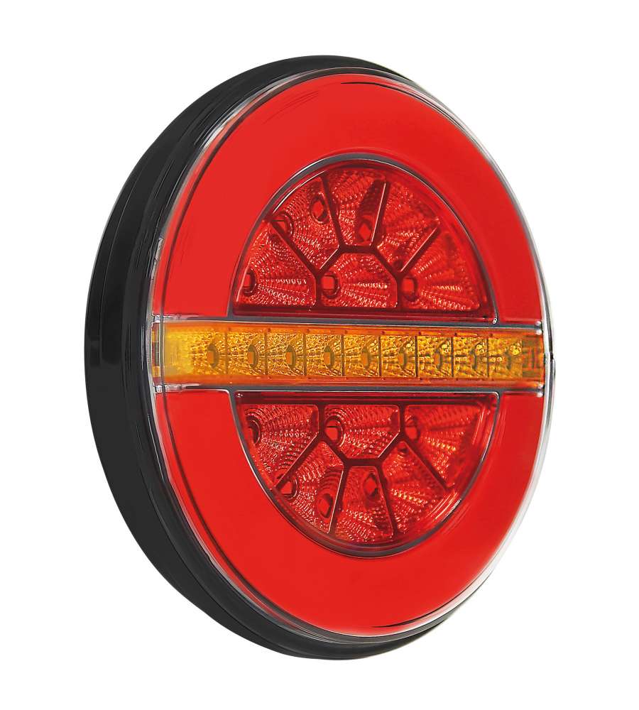 Dynamic O-Led, Fanale Posteriore, 3 Funzioni, 12/24V - Destro