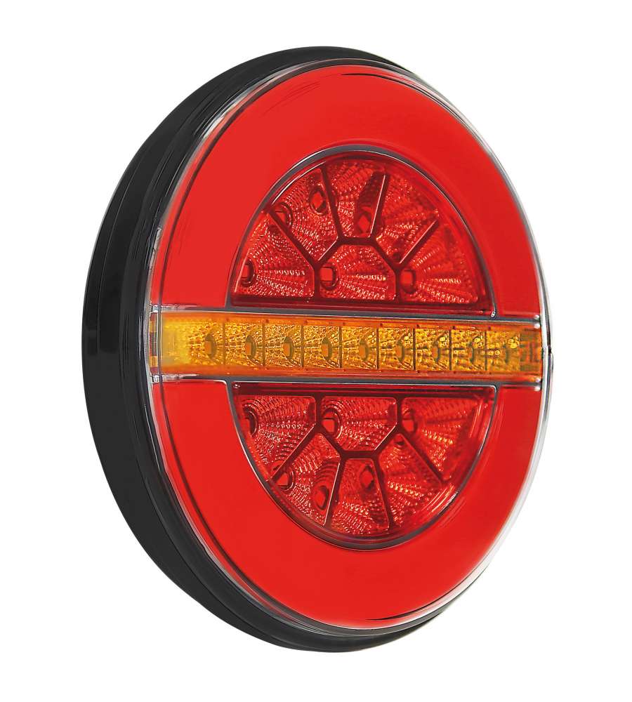 Dynamic O-Led, Fanale Retronebbia, 3 Funzioni, 12/24V - Sinistro