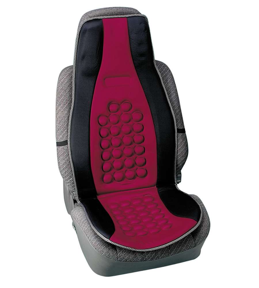 Pilot, Schienale Magnetico Massaggiante - Nero/Rosso