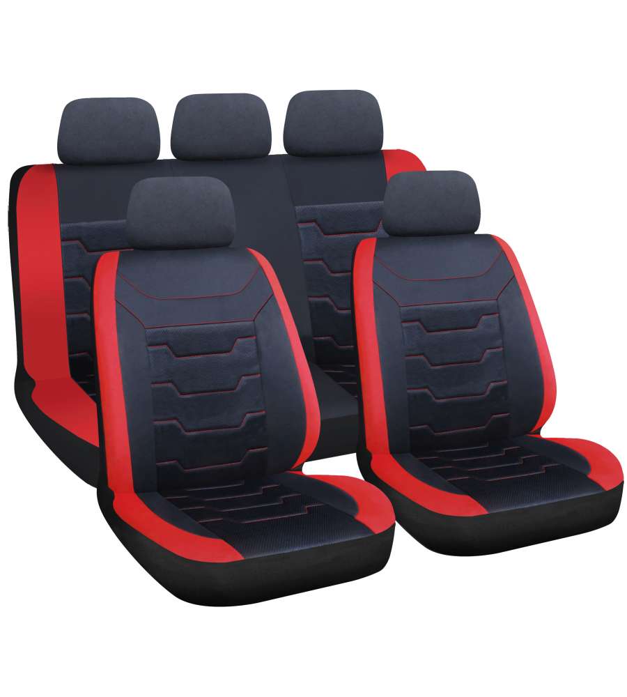 Drift, Set Fodere Coordinate - Nero/Rosso