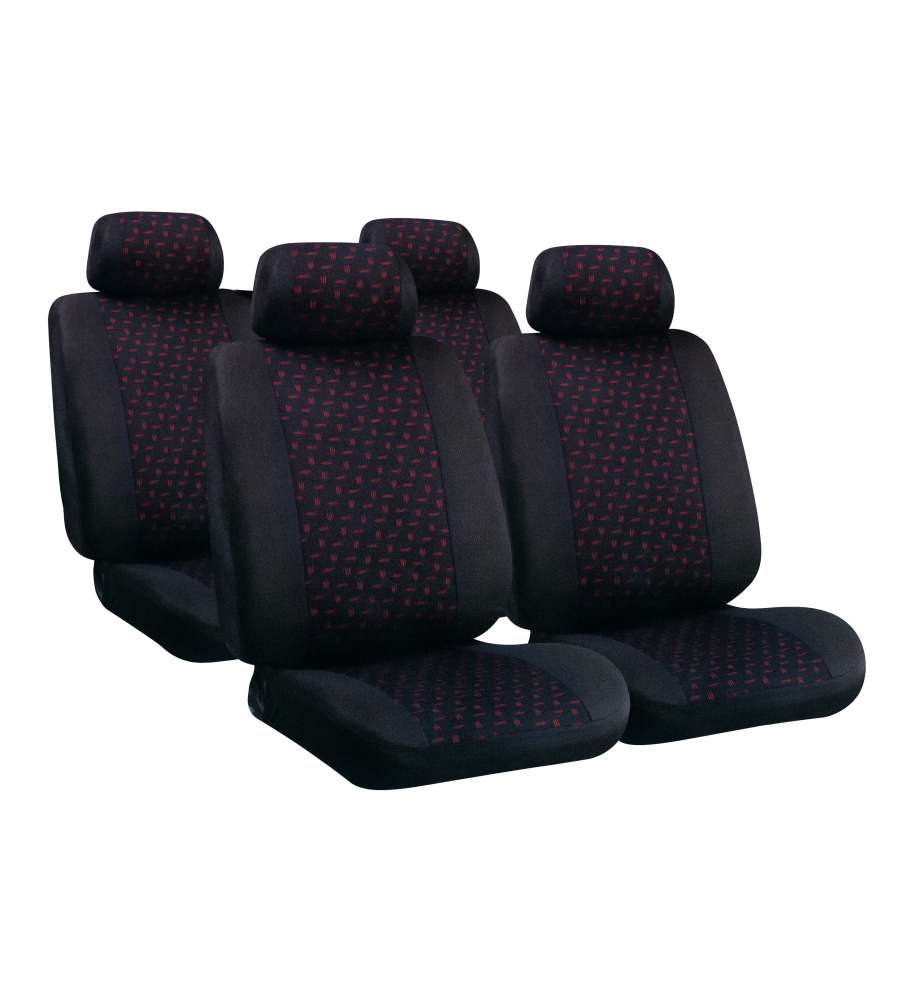 Glamur Basic-Fit, Set Fodere Coordinate In Jacquard - Nero