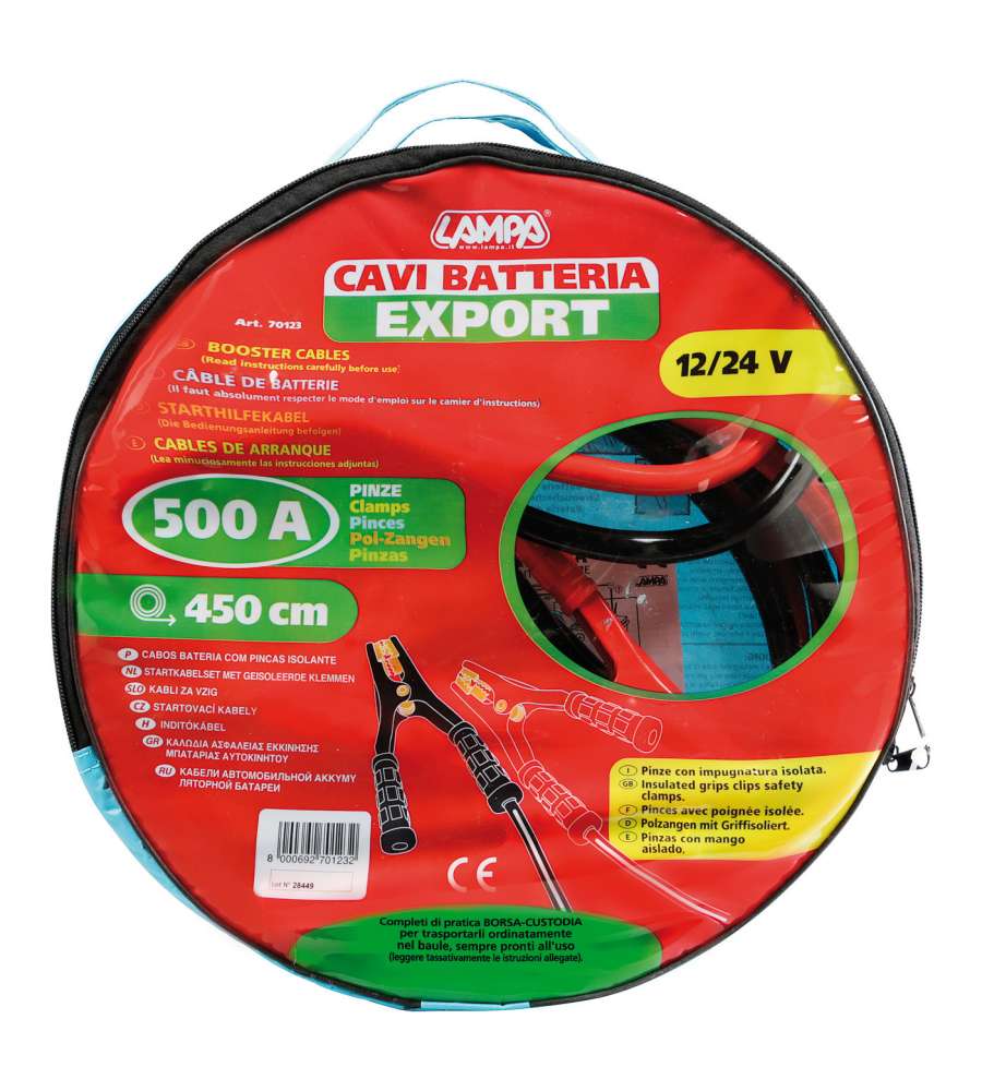 Cavi batteria Export 450 cm 500 A