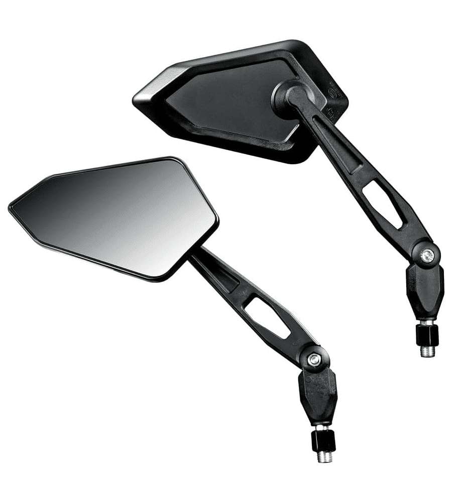 Lampa coppia specchi retrovisori moto Jax omologati snodo regolabile