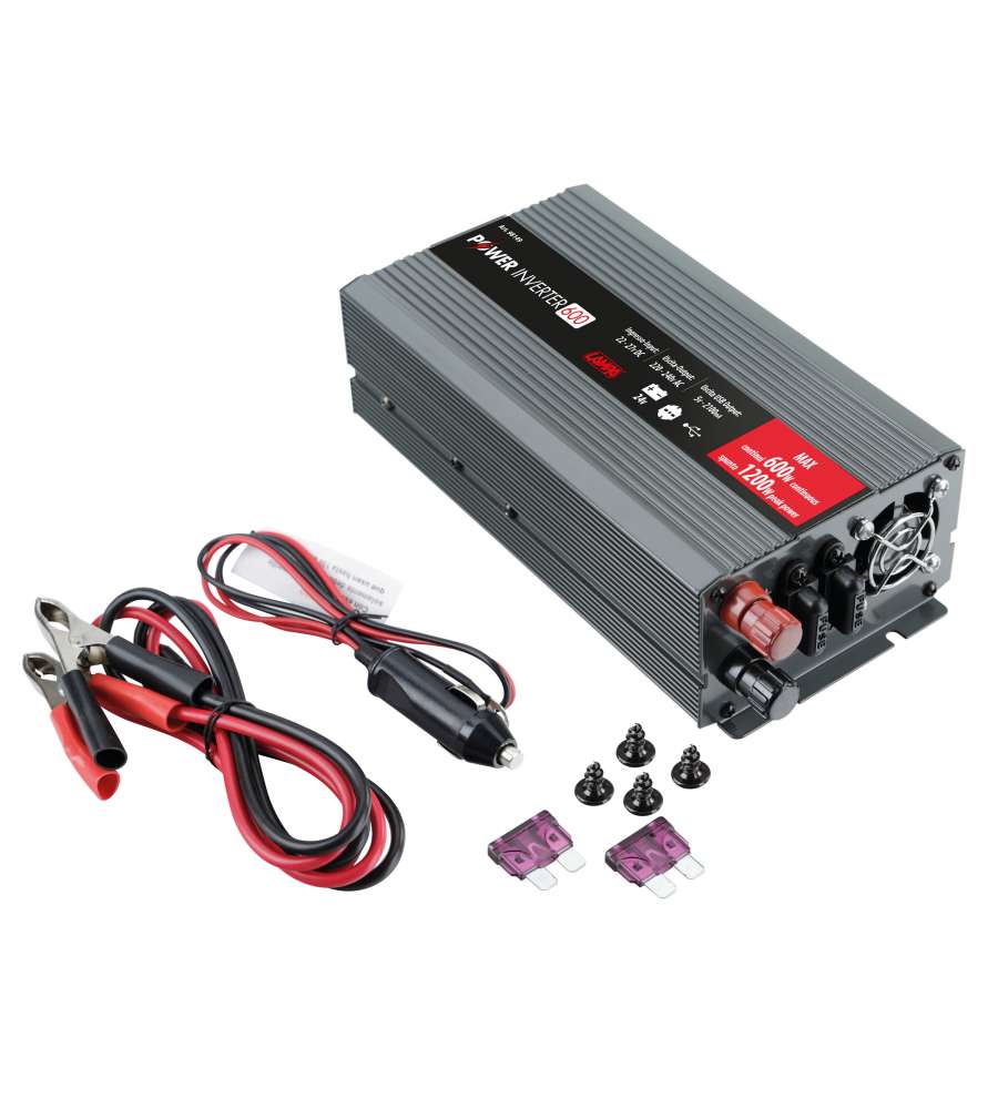 Power Inverter 600, Trasformatore 24v > 220v