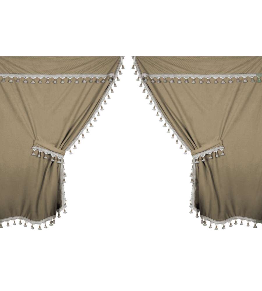Premiere, Set Tende In Microfibra Per Camion - Beige