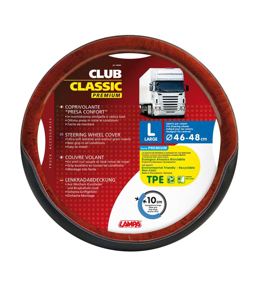 Club Classic, Coprivolante In Skeentex - L - D.46/48 Cm