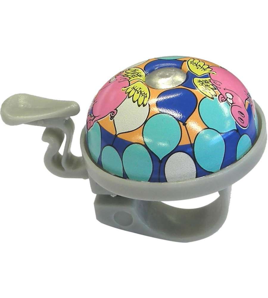 Campanello universale bici bambina con stampa multicolore