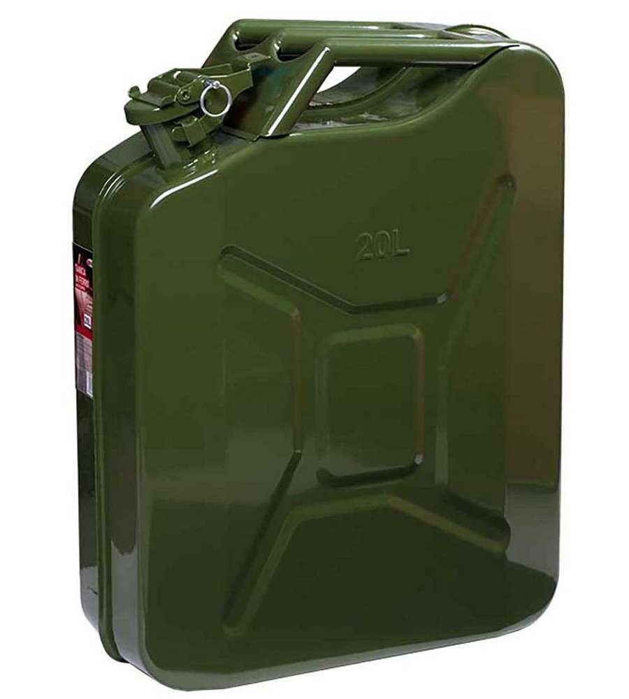 Tanica in ferro antiscoppio carburante 20L
