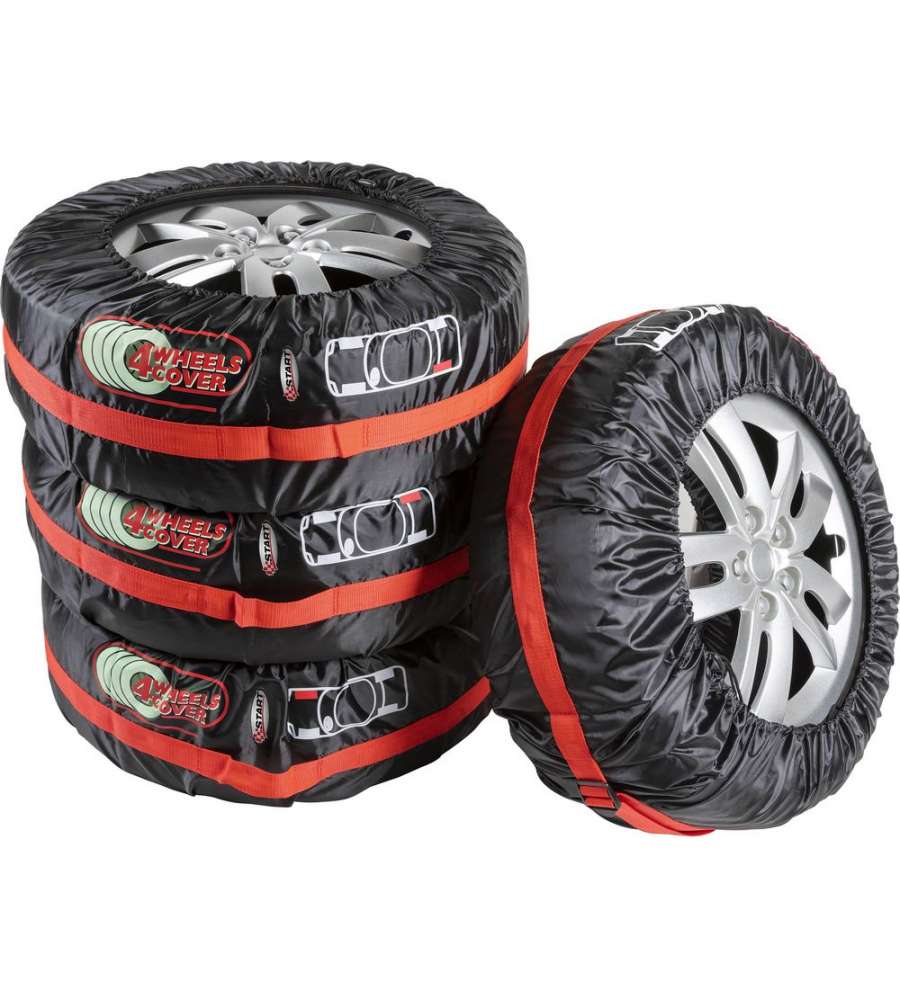 Set 4 pezzi Copri Pneumatici Large per auto