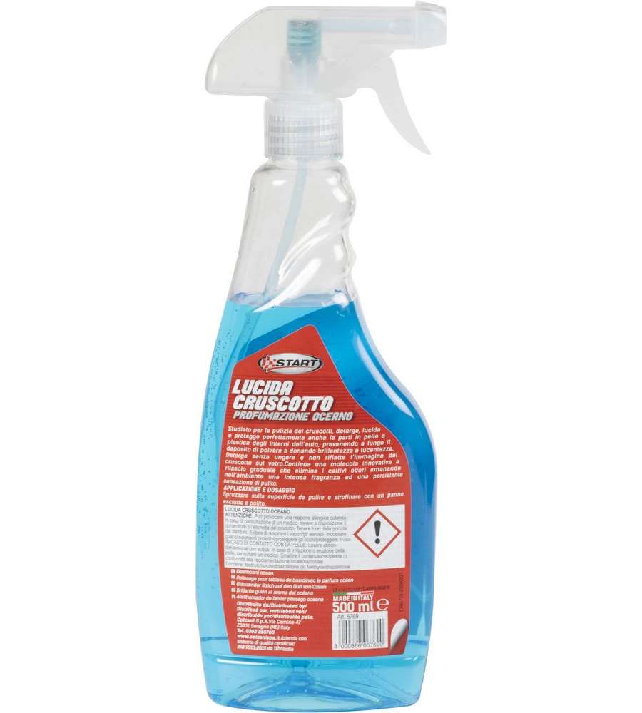 Trigger lucida cruscotto auto oceano 500ml
