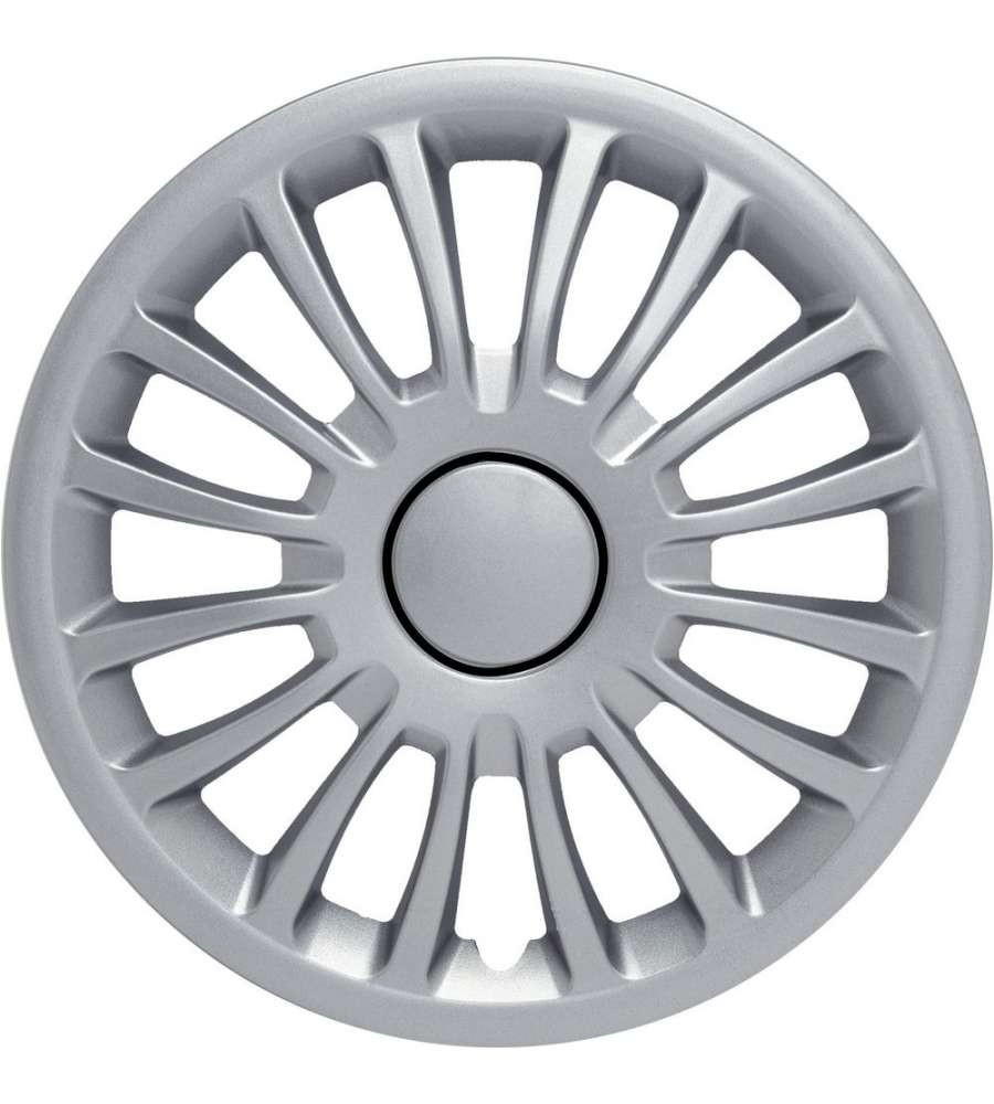 Set copricerchi auto grigi monza 14'' 4 pezzi in ABS