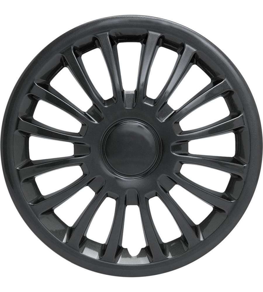 Set copricerchi auto antracite monza 14'' 4 pezzi in ABS