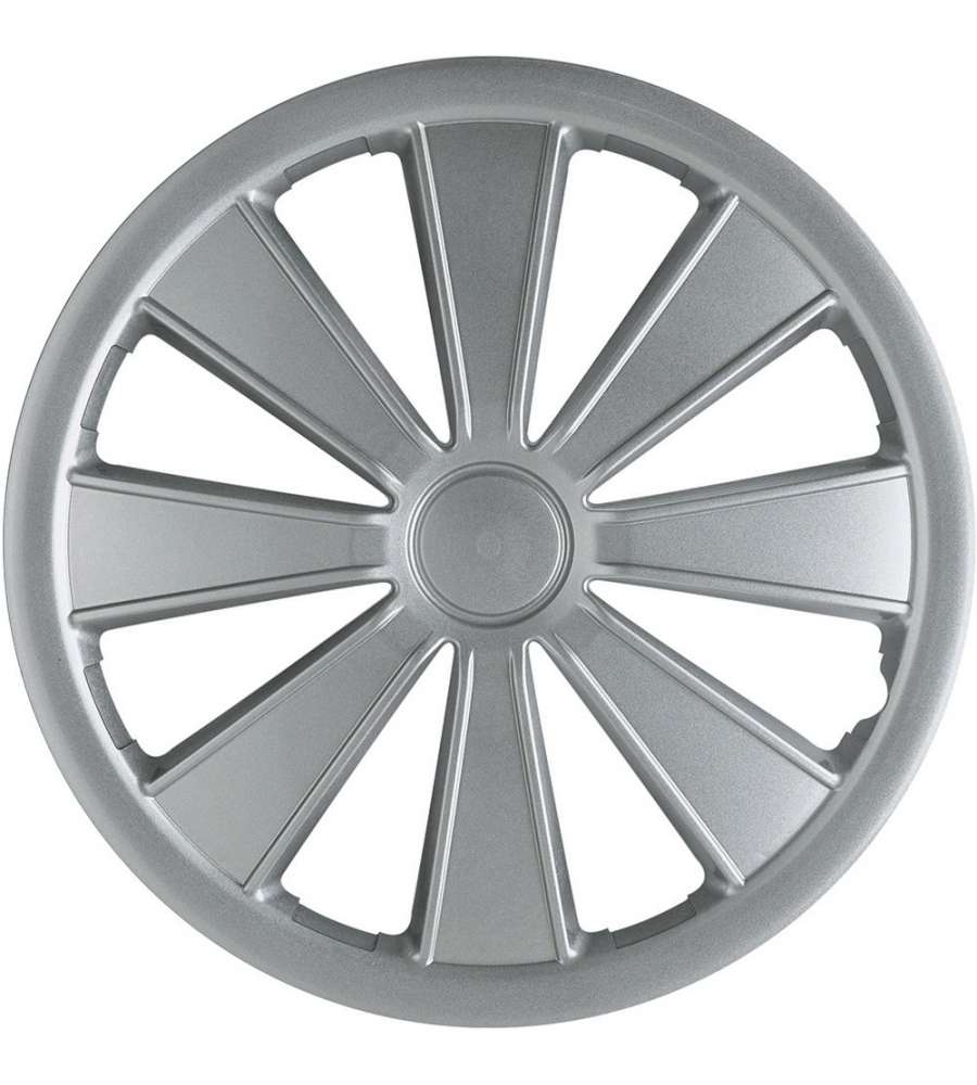 Set copricerchi auto grigio imola 13'' 4 pezzi in ABS