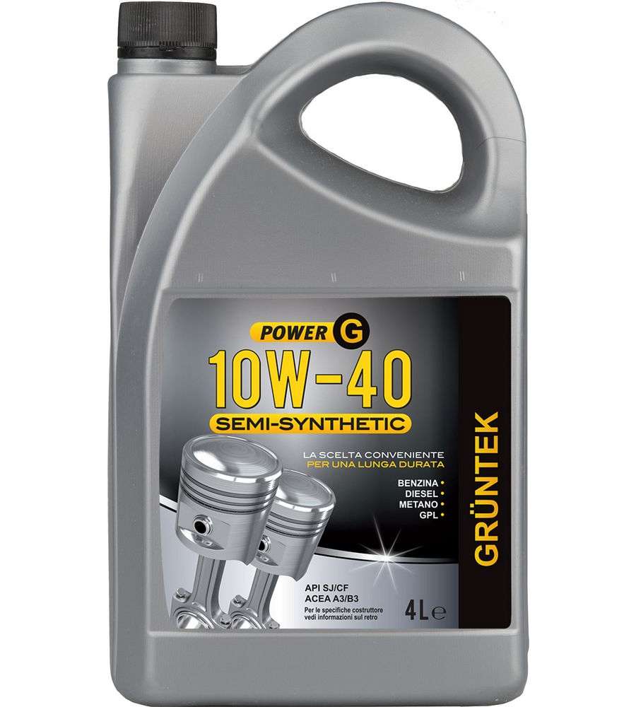 Olio Power-G Semi-sintetico 4L 10W40 per motori Diesel Benzina