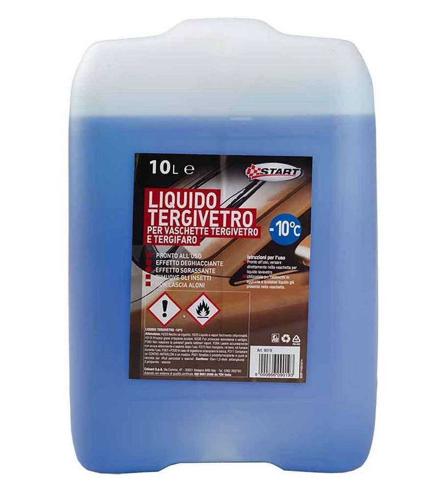 Liquido tergivetro effetto deghiacciante -10grC 10L