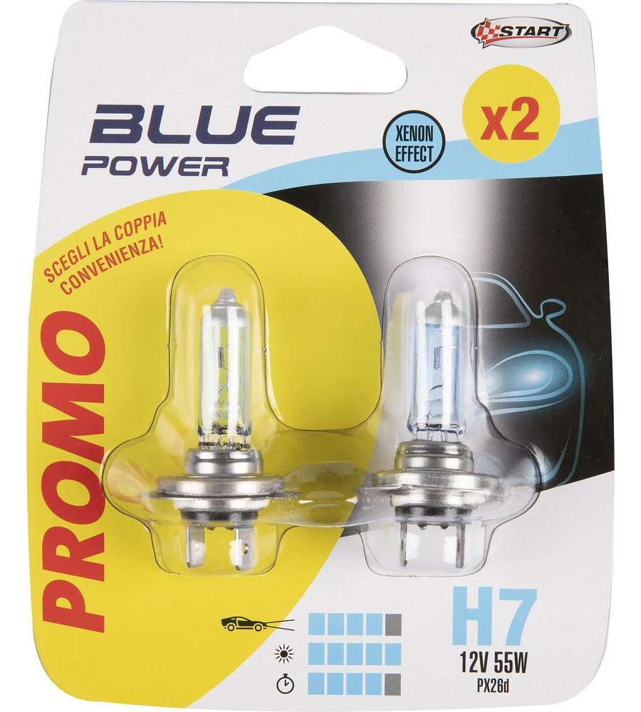 Coppia di lampadine auto alogene H7 12V 55W PX26d