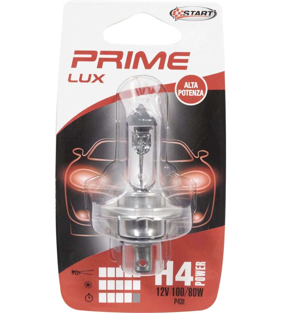 START Lampadina alogena H4 12V 100/80W P43t alta potenza singola