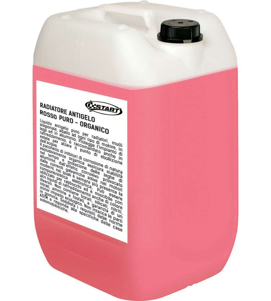 Liquido radiatore antigelo puro long life rosso 25 kg