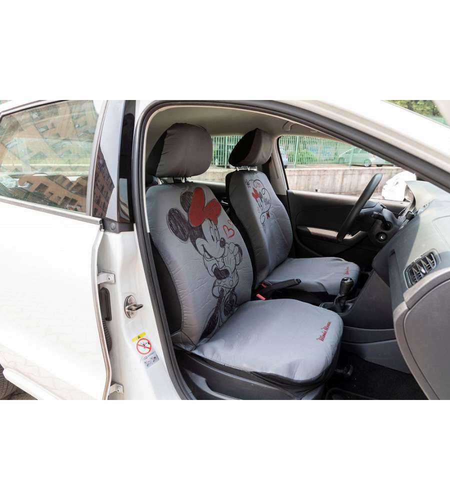 Coppia coprisedili anteriori auto Minnie Mouse Topolina universali
