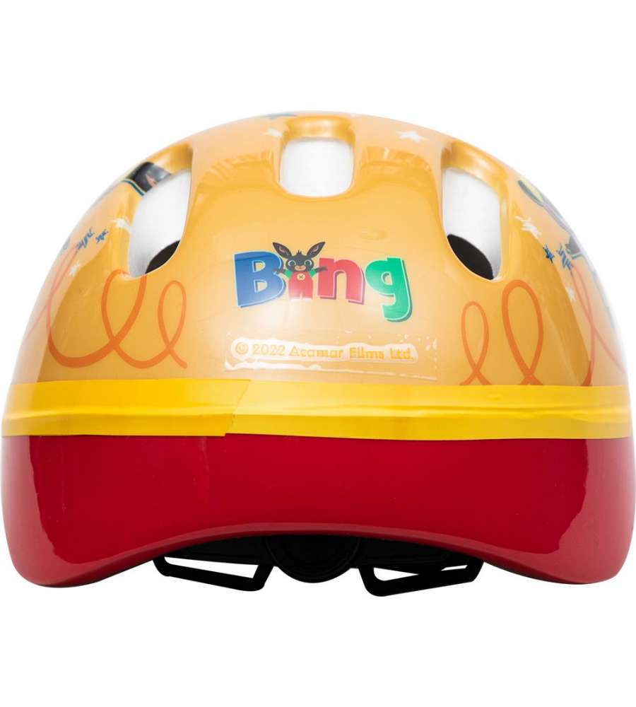Casco ciclo bambino coniglietto Bing bici bicicletta 44 -48 cm protezione giallo