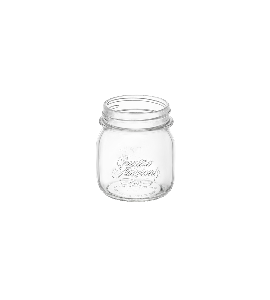 Bormioli Vaso 4 Stagioni 250 cc - Barattolo in vetro trasparente per cibi