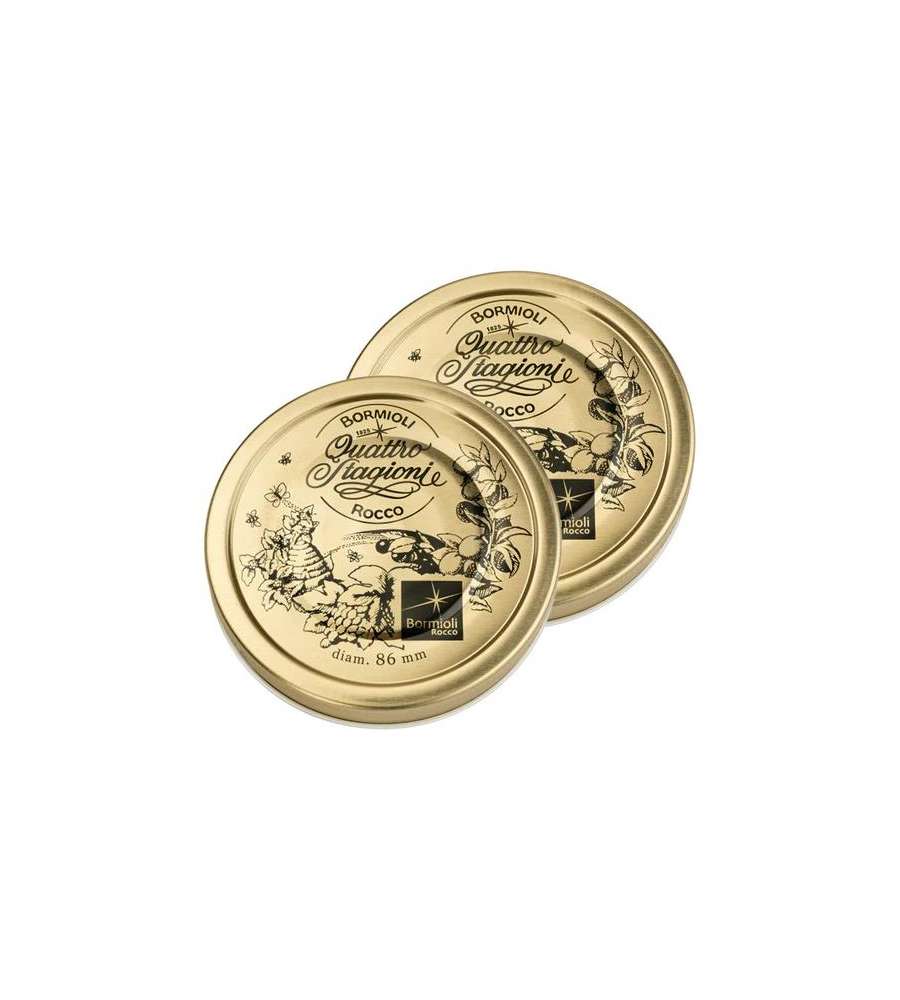 Bormioli Set 2 Tappi per Vasi Diametro 86 mm - Conservazione Sottovuoto Quattro Stagioni