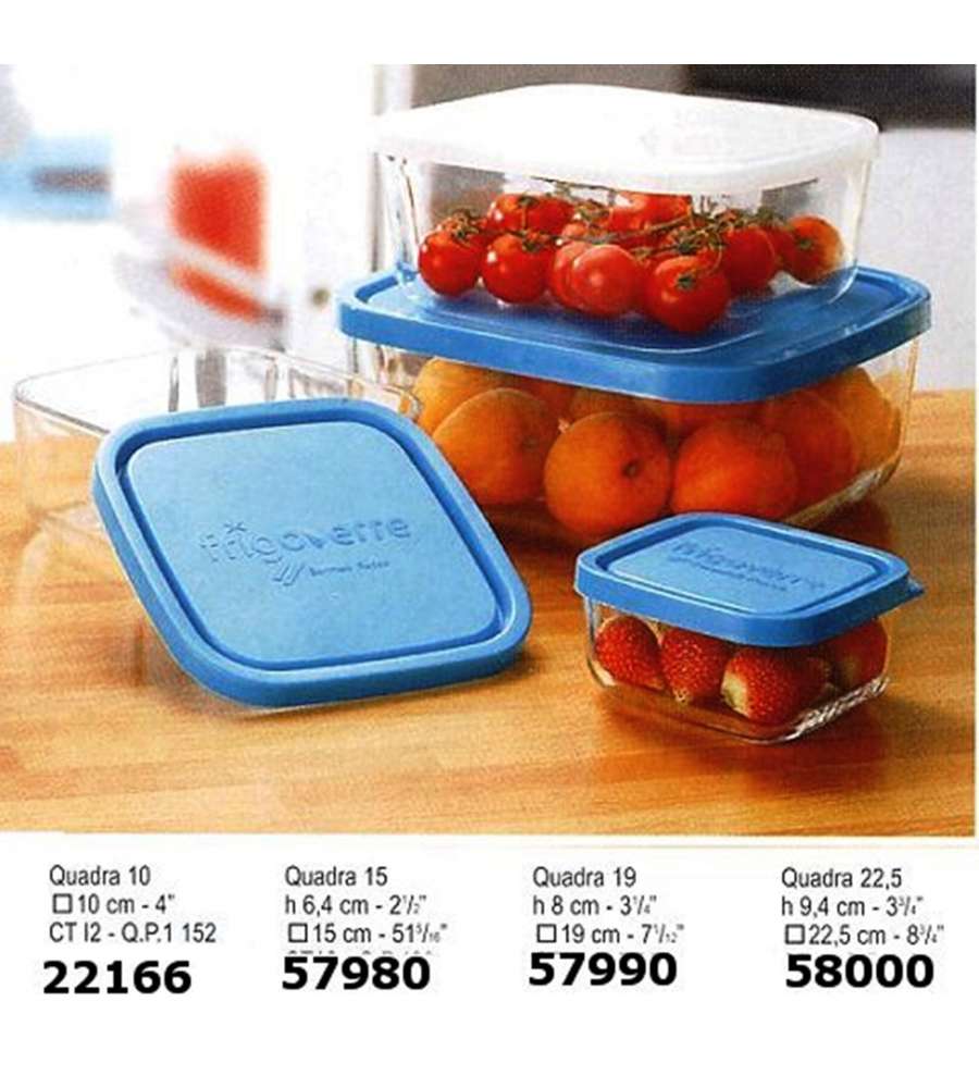 Contenitore Frigoverre Quadro 19 x 19 cm