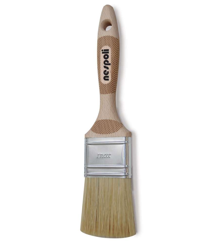 Pennello piatto Manico in legno N. 50