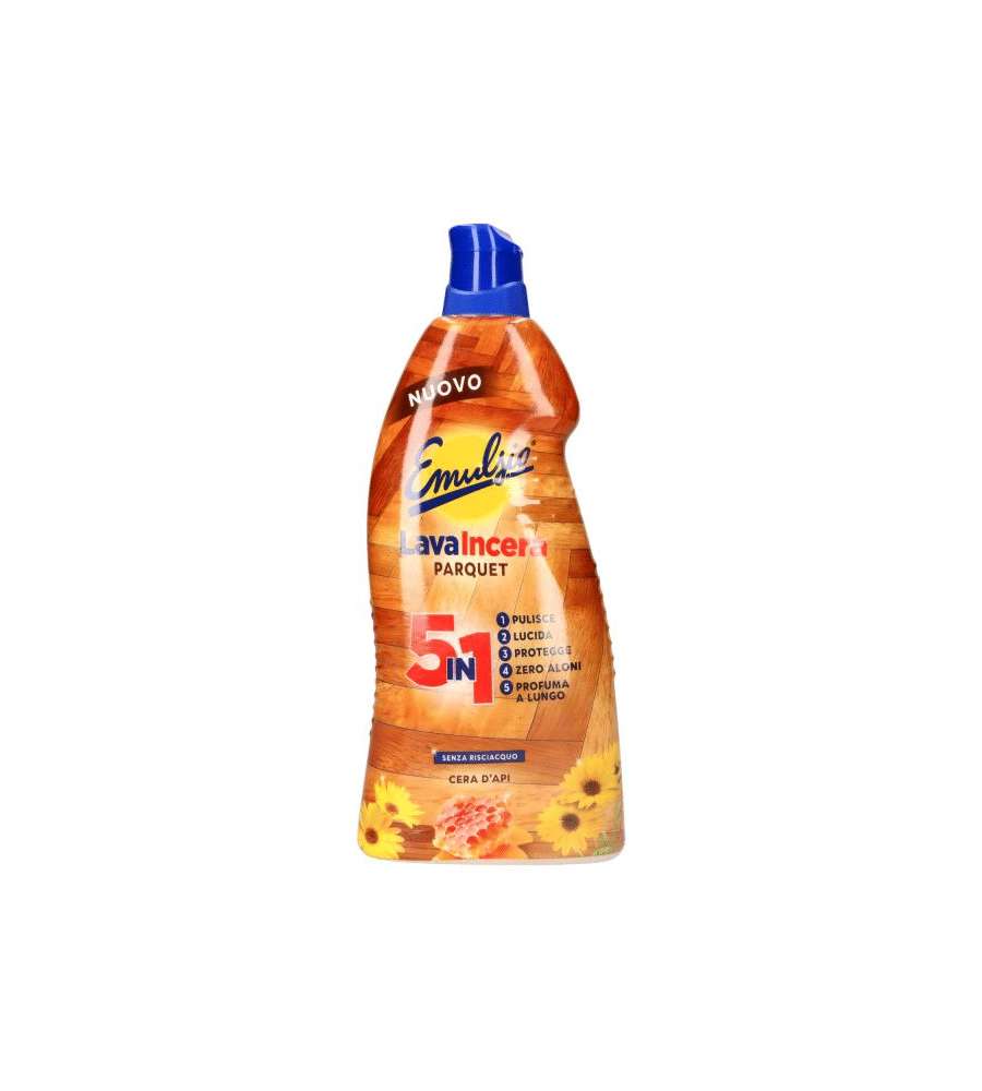 Emulsio Detergente Pavimenti Lavaincera Parquet 875ml con Cera d'Api