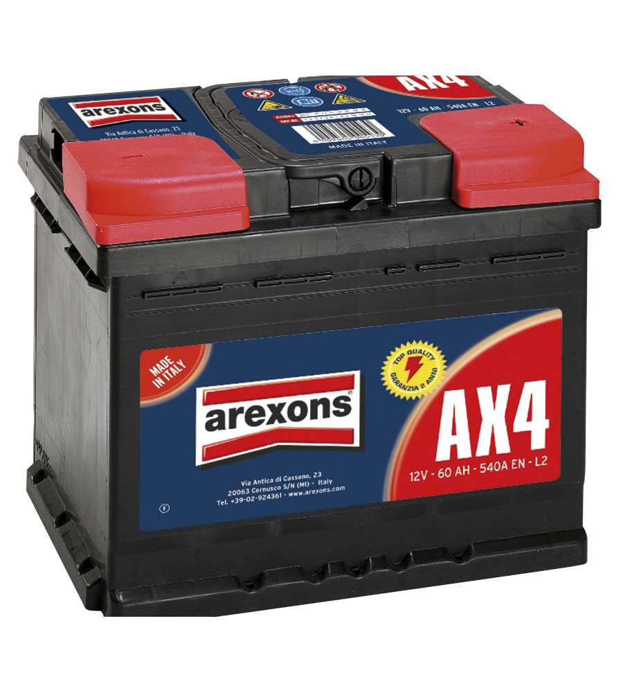 Batteria Auto Arexons 60 AH 540A (EN) - AX4 SPC