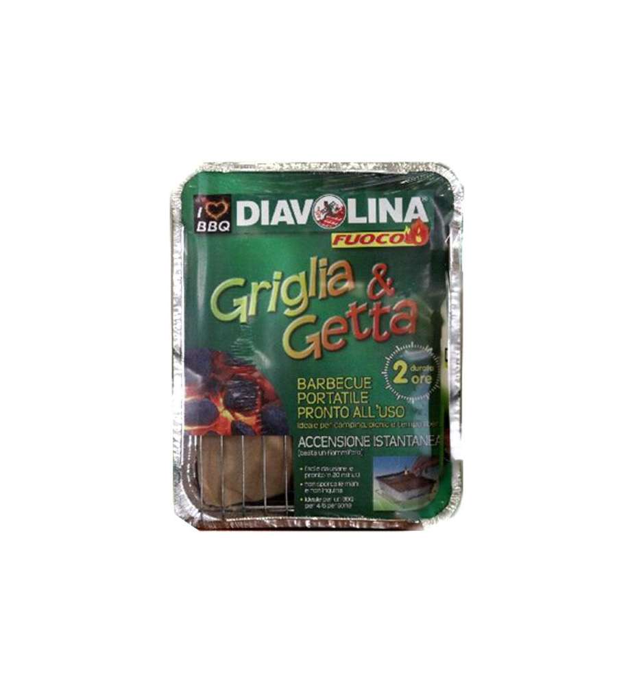Griglia & Getta             Cm 30X18 H 7 Diavolina