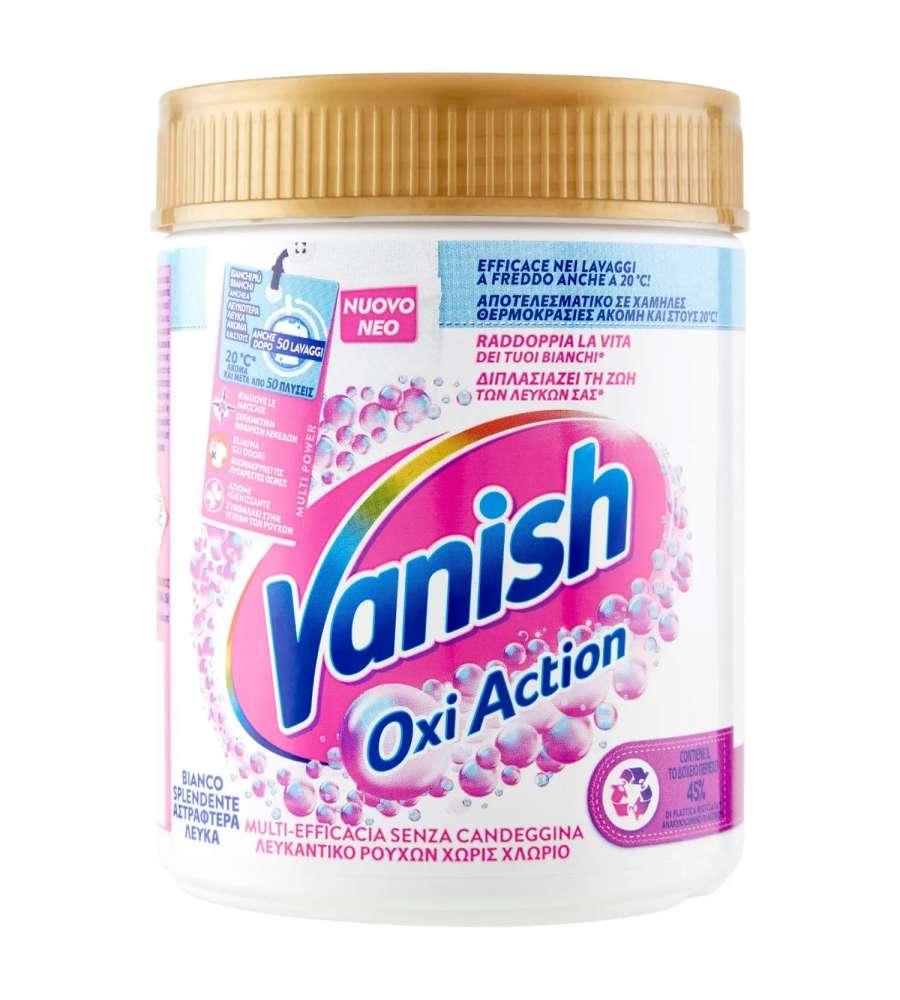 Smacchiatore Bucato Oxi Action Bianco Splendente 500g