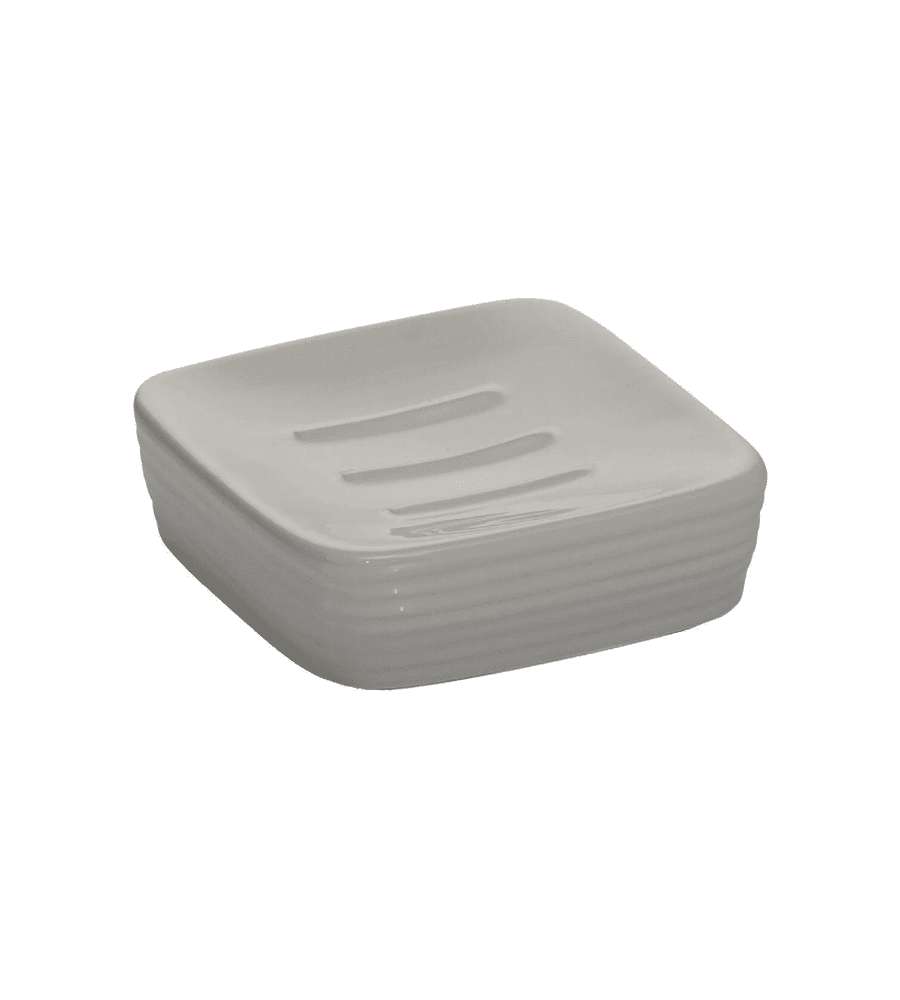 Gedy Porta Sapone Kelly beige 10x10 cm ceramica quadrato arredo bagno