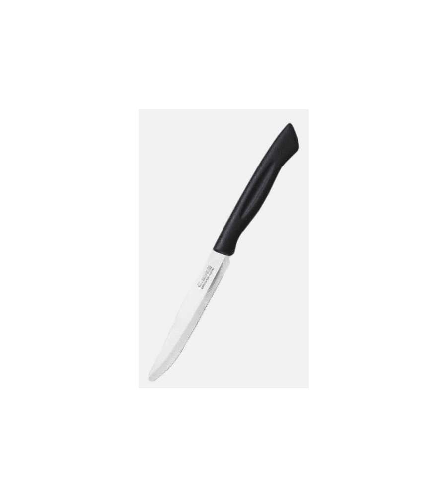 Marietti Coltello Bistecca Seghettato 11,5 cm Nero - Set 6 Pezzi