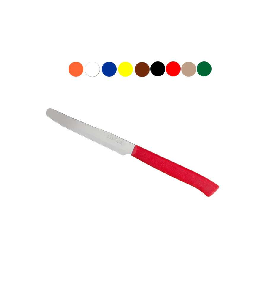 Coltello Tavola Dentato Blu    Cm 11 Pz 6 Marietti