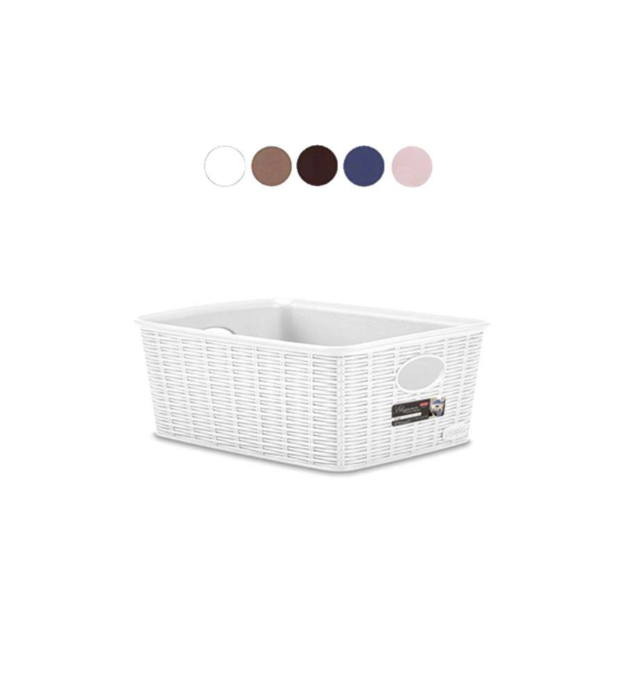 Cestino Elegance Moka          25X20 H 10 Stefanpl