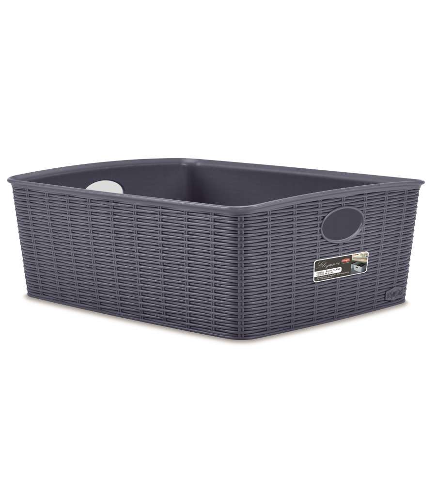 Cesta multiuso Elegance blu navy L