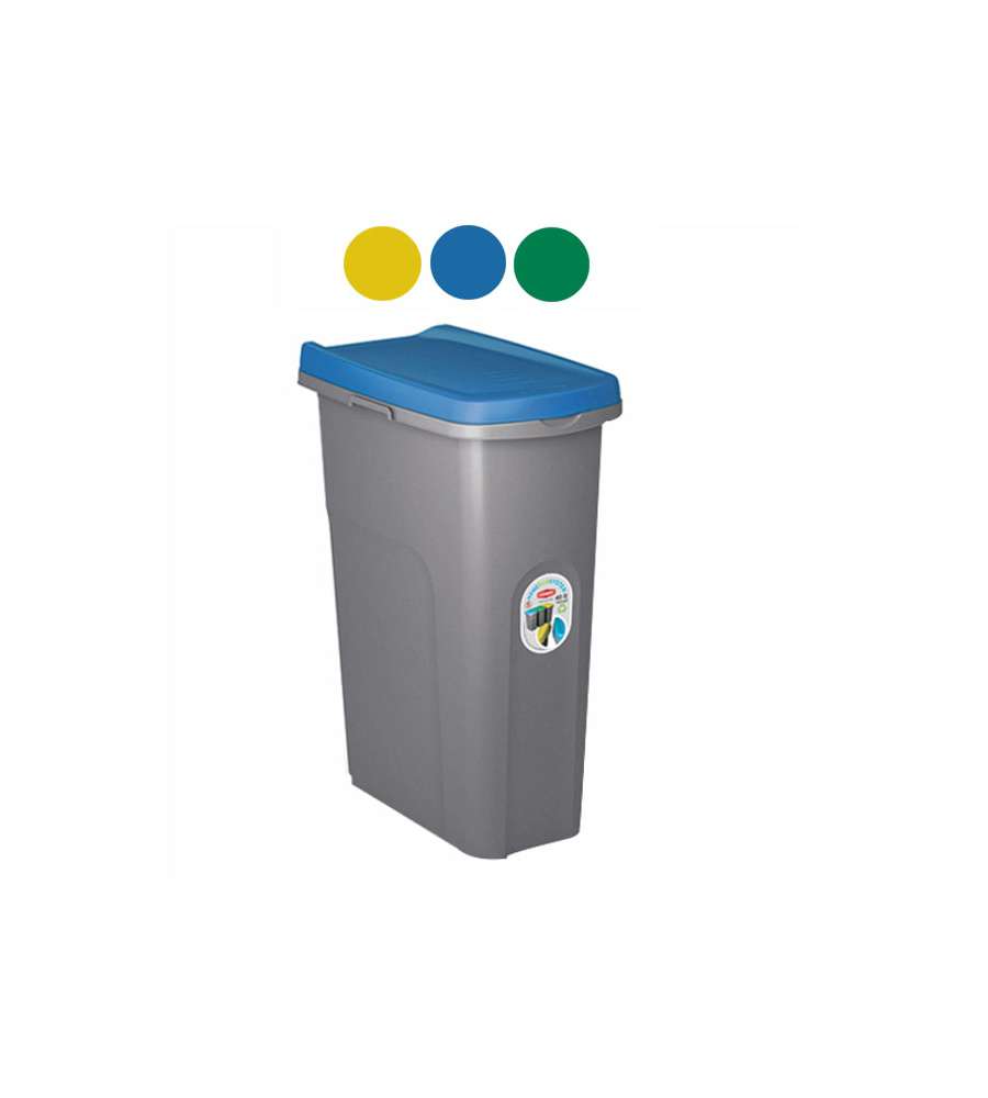 Pattumiera Home Eco System Gr/Blu    L 15 Stefanpl