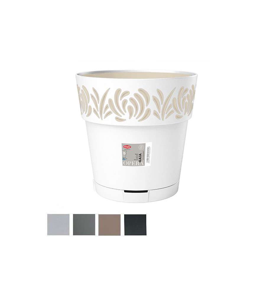 Vaso Gaia Tondo Ris.Acqua Grafite 30 H 29 Stefanpl