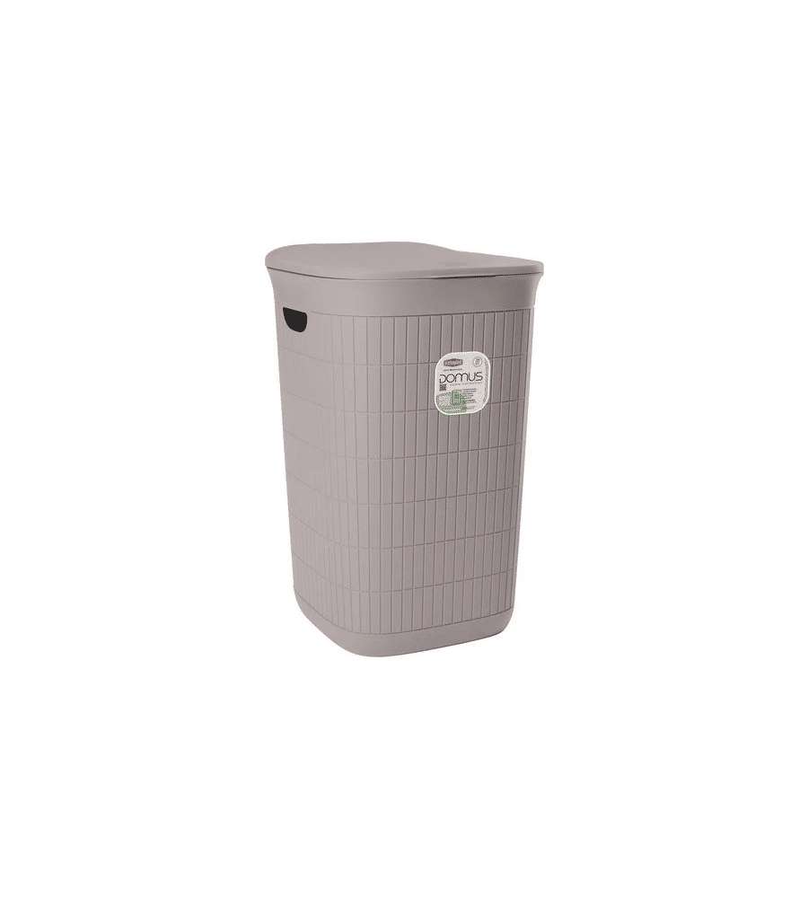 Stefanplast Porta Biancheria Domus Greige 39x38x41 cm 50 Litri