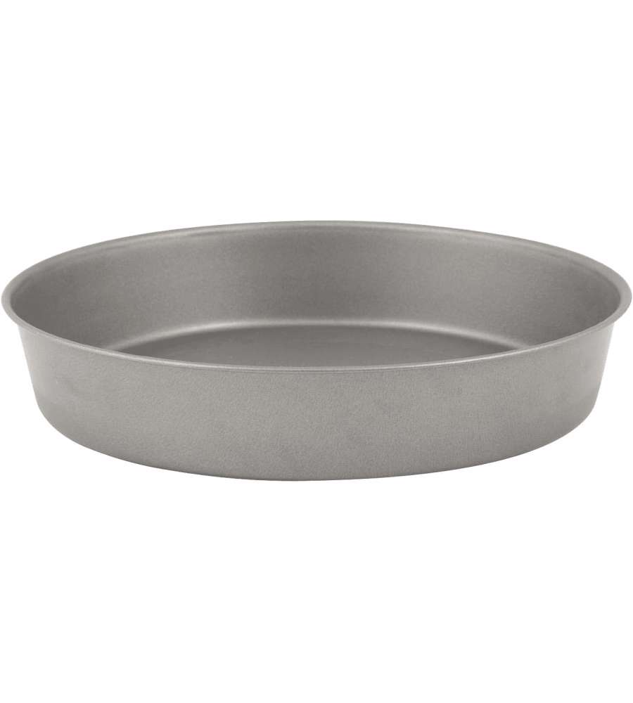 Home Tortiera Liscia Antiaderente 28 cm Antracite in Acciaio - Rotonda
