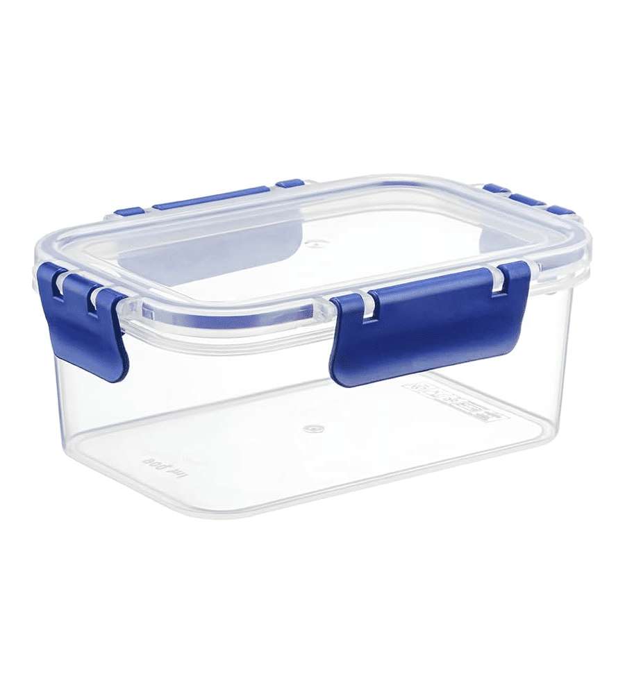 HeH Contenitore Alimentare Easymix 900 cc Rettangolare Trasparente Blu