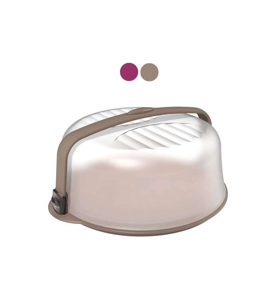 Contenitore Tond Torta Tortora 37 H 16 Biesse Casa
