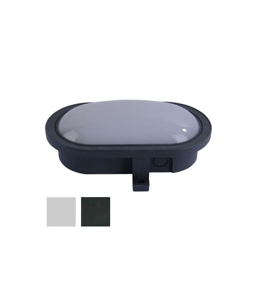 Plafoniera Tartaruga Nera   Led Cm 17       Velamp