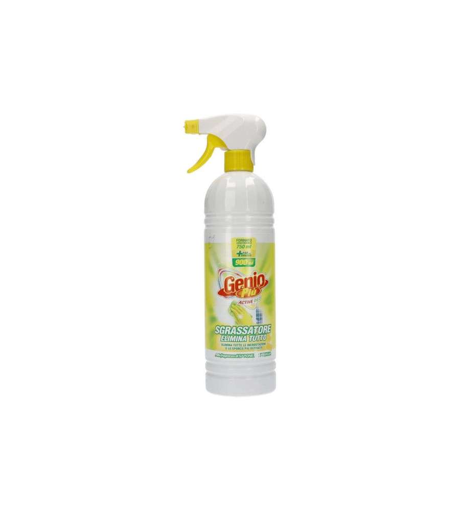 GENIO PI� Sgrassatore Spray 900ml con Fragranza di Sapone di Marsiglia